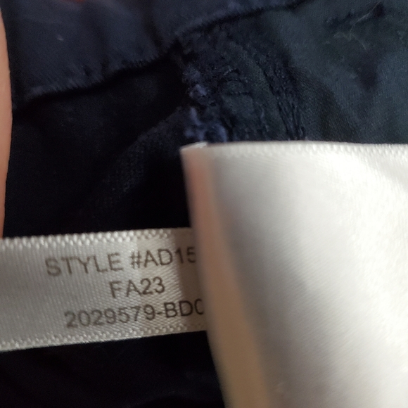 J. Crew Factory High Rise Girlfriend Chino Pants Navy Blue NWT Size 6 - Picture 7 of 10